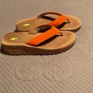 Volatile platform flip flop thong Wedge Sandals